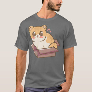 Cat Kitten in een bioscoop Kawaii Anime Kawaii Jap T-shirt
