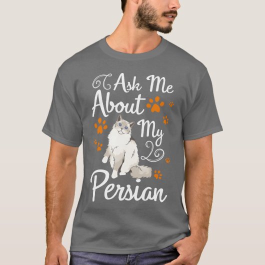 Cat Kitten Kat grappig T-shirt (Voorkant)