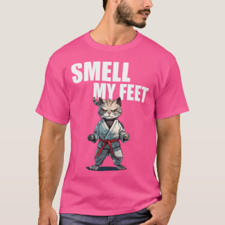 Cat Kitten Kat Karate Taekwondo Kickboksen T-shirt