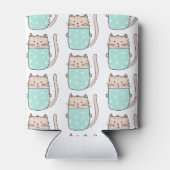 Cat Kitten Kat Patroon Blikjeskoeler (Achterkant)