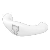 Cat Kitten, kleine grijze tablet Keramische Ladegreep (Gekanteld)