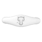 Cat Kitten, kleine grijze tablet Keramische Ladegreep (Voorkant)