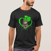 Cat Kitten Lover St Patrick's Day Shamrock Kat C T-shirt (Voorkant)
