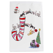 Cat Kitten Meow Mice Merry kerstcadeaus Medium Cadeauzakje (Voorkant)