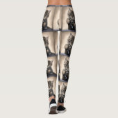 CAT KITTEN PAPARAZZI yoga leggings (Achterkant)