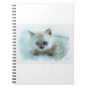 Cat Kitten Pet Kat Young Cat Animal Feline Notitieboek