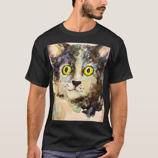 Cat Kitten Pet Maureen Girard Vertrouwd T-shirt (Voorkant)