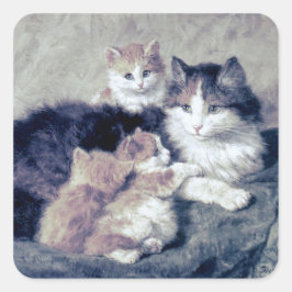 Cat & Kittens Henriette Ronner-Knip Sticker Blad