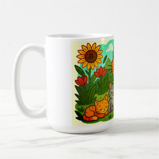 Cat, Kittens, Mother Cat Koffiemok