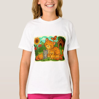 Cat, Kittens, Mother Cat T-shirt