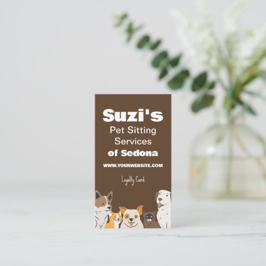 Cat. Klantenkaartje (Staand voorkant)