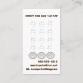 Cat. Klantenkaartje (Achterkant)