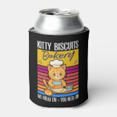 Cat Kneading Baker Kitty Biscuits We Knead Em You Blikjeskoeler (Blikje Voorkant)