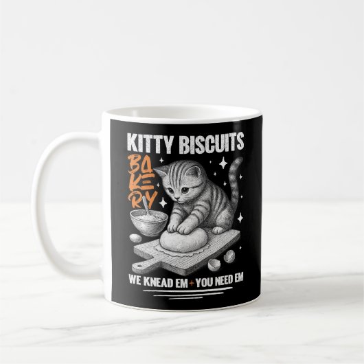 Cat Kneading Baker Kitty Biscuits We Knead Em You Koffiemok (Links)