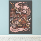 Cat Knight  print (Insitu (Houten vloer))