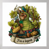 Cat Knight  print (Voorkant)