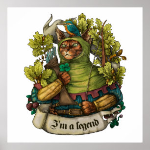 Cat Knight  print