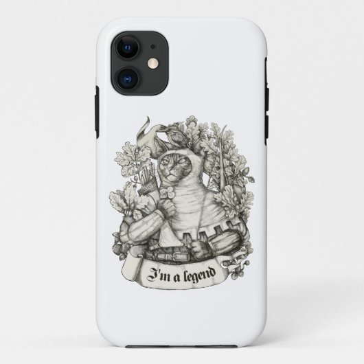 Cat Knight print Case-Mate iPhone Case (Achterkant)
