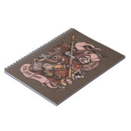 Cat Knight print Notitieboek