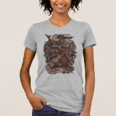 Cat Knight  print T-shirt (Voorkant)