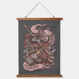 Cat Knight wandtapijten print Hangend Wandkleed