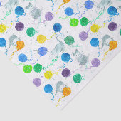 Cat Knitting Yarn Tissuepapier (Detail)