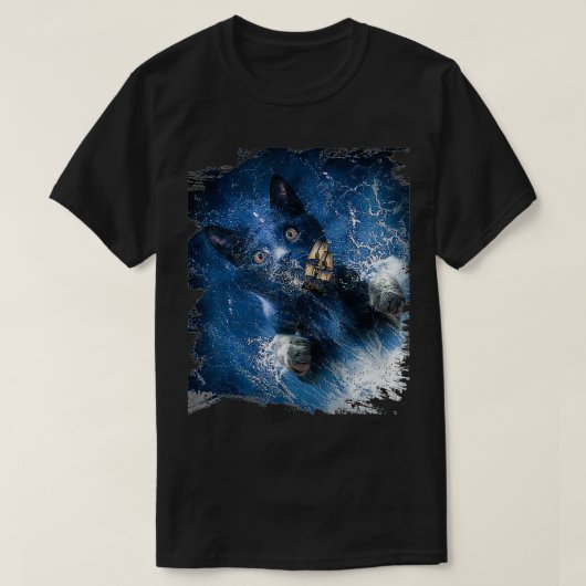 Cat Kraken Krakitten T-shirt (Design voorkant)