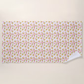 Cat kunstwerk | Leuke kat Valentijn Strandlaken (Voorkant)