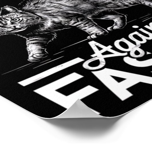 Cat Ladies Against Fascism Trots op feminisme Poster (Hoek)