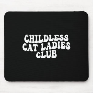 Cat Ladies Club Groovy Kinderloze Cat Lady 2024 Muismat
