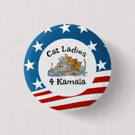Cat Ladies Design Ronde Button 3,2 Cm