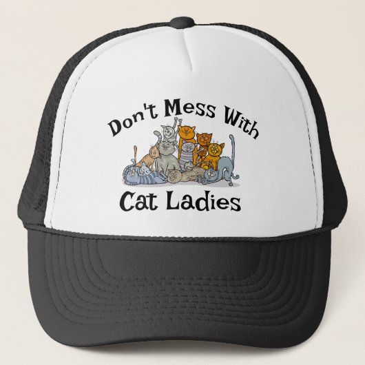 Cat Ladies Design Trucker Pet (Voorkant)