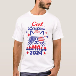 Cat Ladies for Harris 2024 Verenigde Staten T-shirt