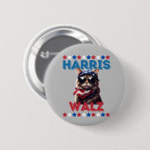Cat Ladies Harris Walz Button (Voorkant /achterkant)