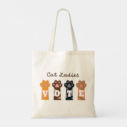 Cat Ladies Stem Tas (Achterkant)