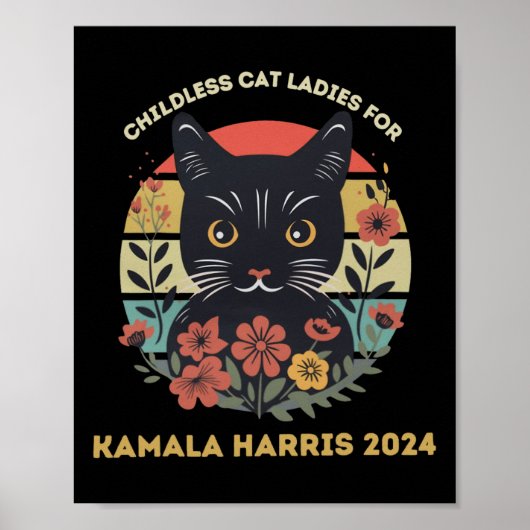 Cat Ladies tegen het fascisme Poster (Voorkant)