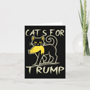 Cat Ladies voor Donald Trump 2024 Sarcastische Ver Kaart