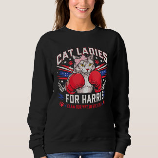 Cat Ladies voor Harris sweatshirt