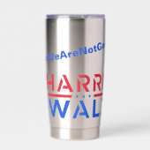 Cat Ladies voor Harris Walz - We gaan niet terug! Geïsoleerde Drinkbeker (Voorkant)