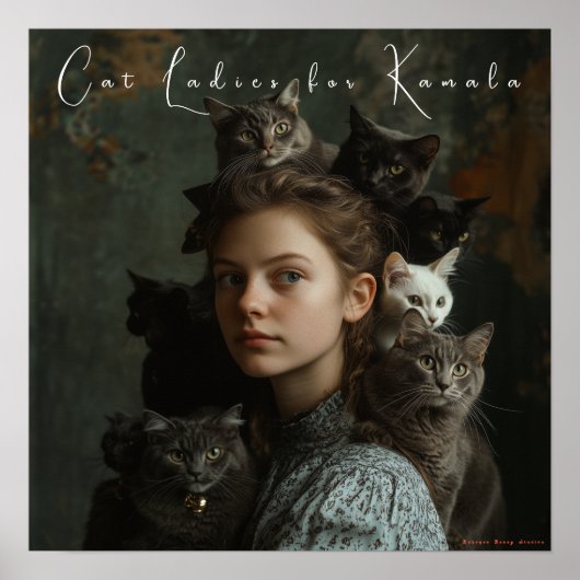 Cat Ladies voor Kamala Fine Art Poster (Voorkant)
