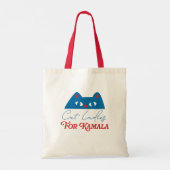 Cat Ladies voor Kamala grappig 2024 Tote Bag (Achterkant)