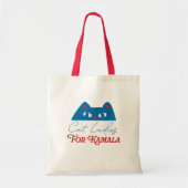 Cat Ladies voor Kamala grappig 2024 Tote Bag (Voorkant)