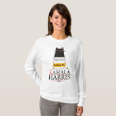 Cat Ladies voor Kamala Harris 2024 - Cat Lady voor T-shirt (Voorkant volledig)