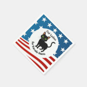 Cat Ladies voor Kamala Harris Design Servet (Hoek)