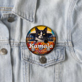 Cat Ladies voor Kamala Politieke Button (In situ)
