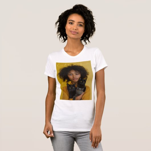 Cat Ladies voor Kamala T-Shirt (Voorkant volledig)