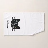 Cat Lady Bad Handdoek (Handdoek)