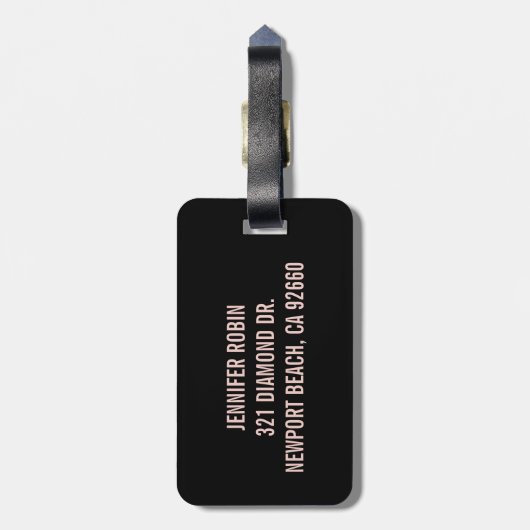 CAT LADY bagagelabel (Achterkant verticaal)