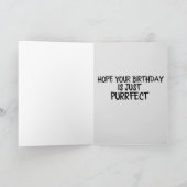 CAT LADY BIRTHDAY KAART (Binnen)