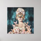 Cat Lady Canvas Afdruk (Voorkant)